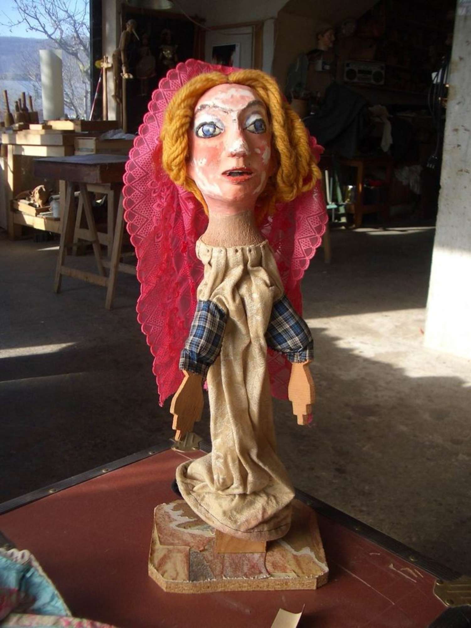 Rosaura durante il restauro